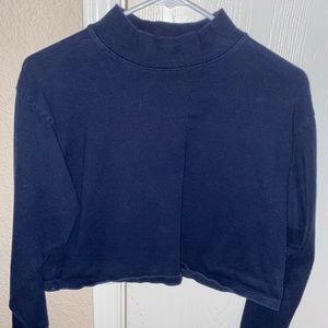 Long sleeve brandy melville crop top